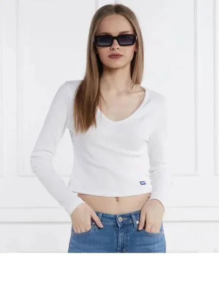 Hugo Blue Bluză Darimina_B alb