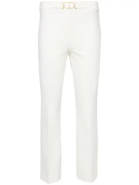 Pantaloni Twinset alb