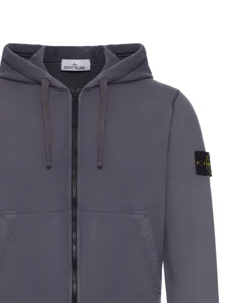 Hanorac cu glugă Stone Island cu strasuri gri