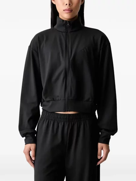 Hanorac Adidas cu broderie cu dungi alergare roz