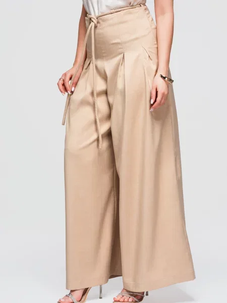 Pantaloni Ombre alb