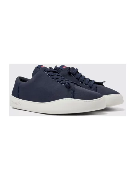 Sneakersy Camper sznurowane koronkowe niebieskie