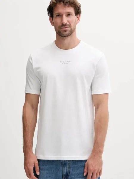 Тениска Marc O'Polo с принт бяло