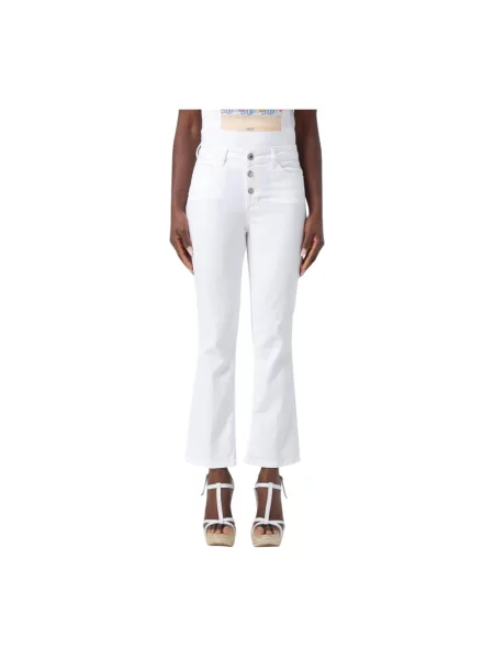 Jeansy dzwony Liu Jo dzwony białe