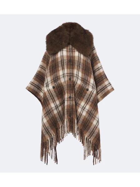 Poncho Moncler Grenoble de lână