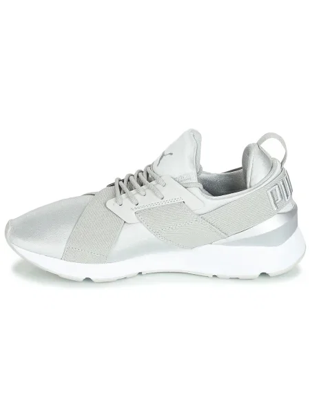 Pantofi Puma din satin gri