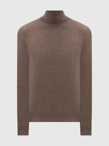 Светр з кашеміру Agnona коричневий