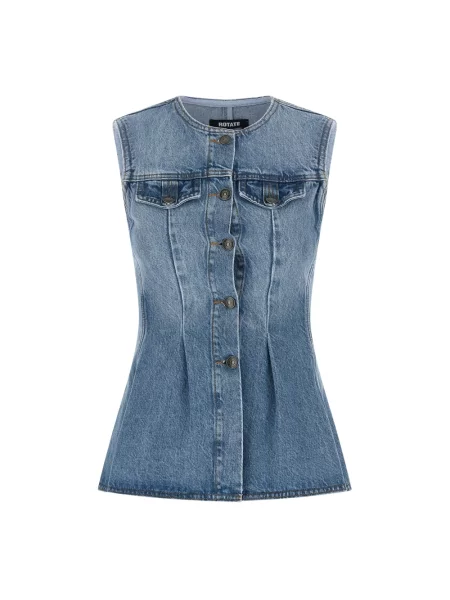 Top Rotate Birger Christensen dzwony niebieski