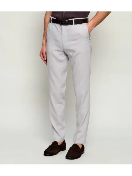 BOSS BLACK De in pantaloni chino negru