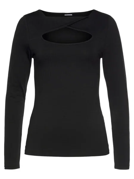 LASCANA Tricou negru