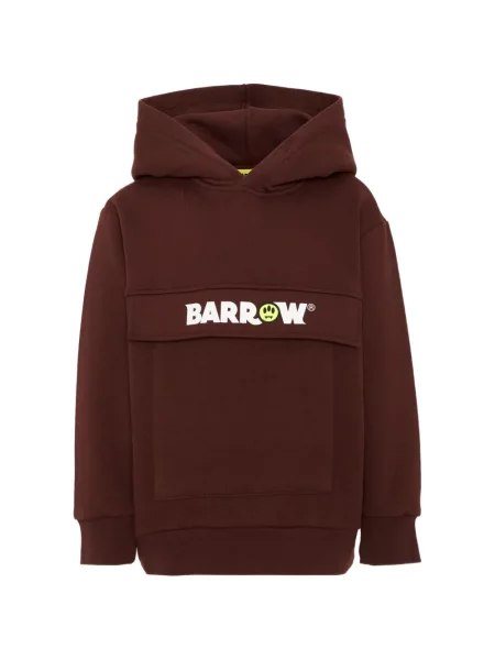 Bluza z kapturem dziecięca Barrow brązowa