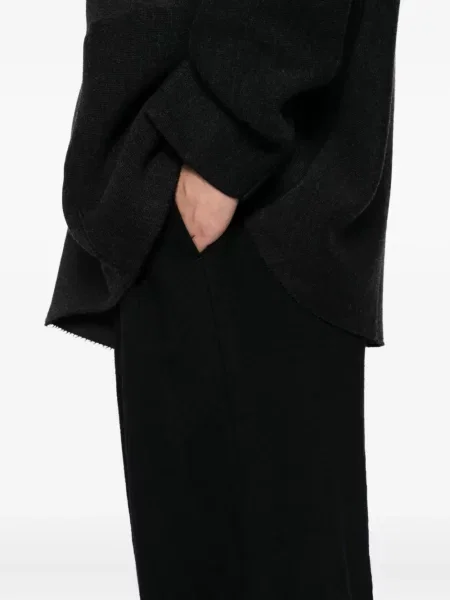 Pantaloni Devoa plisate negru