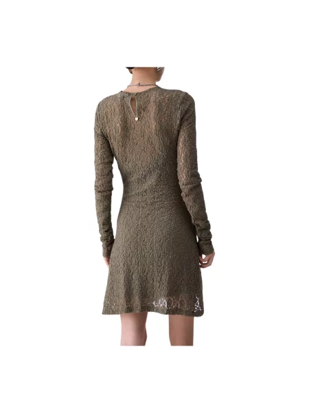 Liu Jo rochie din dantelă verde