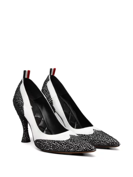 Pantofi cu toc Thom Browne alb