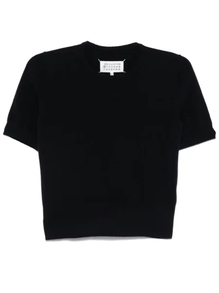 Tricou Maison Margiela de lână albastru