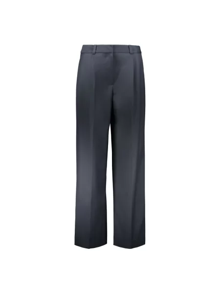 Spodnie Low Classic plisowane klasyczne niebieskie