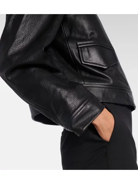 Geanta de piele Nour Hammour negru