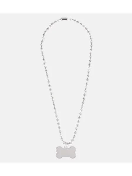 Colier Balenciaga argintiu