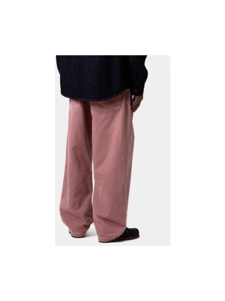 Jeansy Carhartt Wip różowe