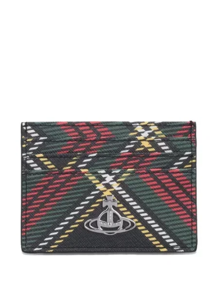 Portofel Vivienne Westwood în carouri negru