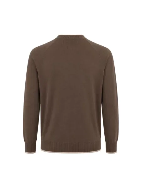 Sweter Eleventy brązowy