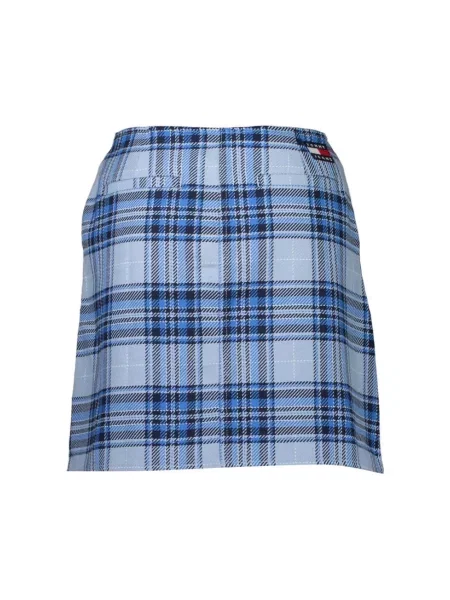 Haftowana spódnica Tommy Hilfiger niebieska