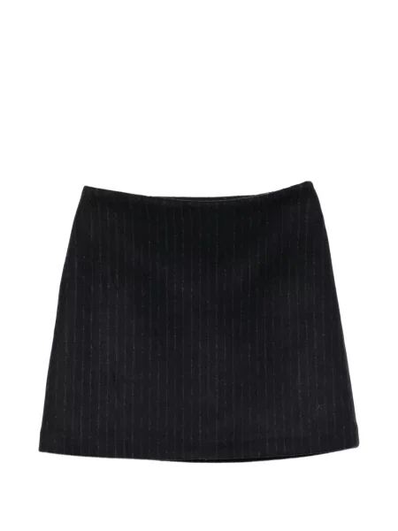 Вълнена мини пола A.p.c. синьо