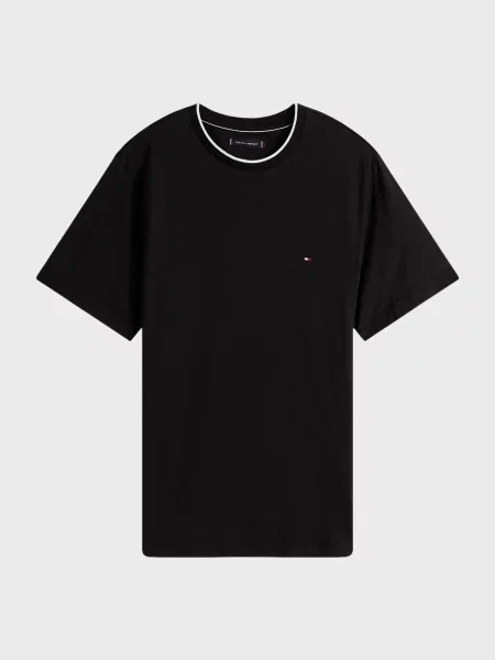 Футболка Tommy Hilfiger з модала чорна