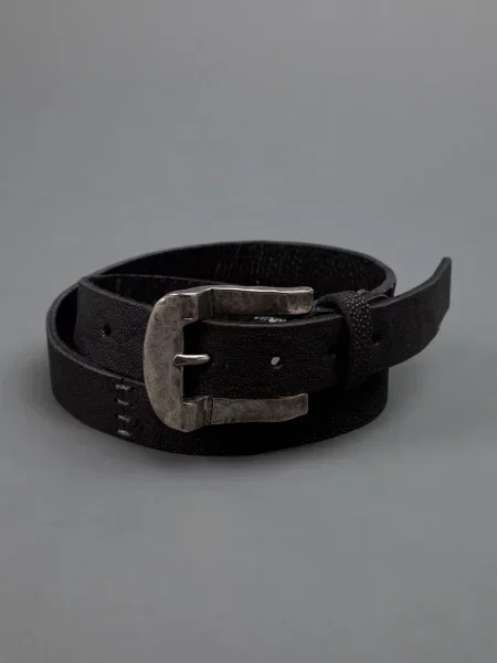 Curea Scunzani Ivo din piele negru