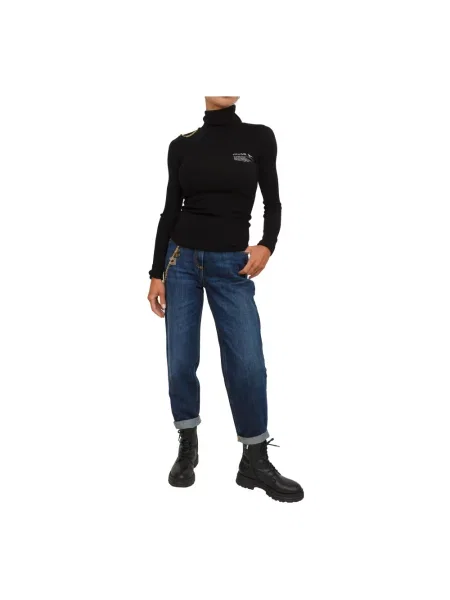 Sweter Elisabetta Franchi wełniany czarny