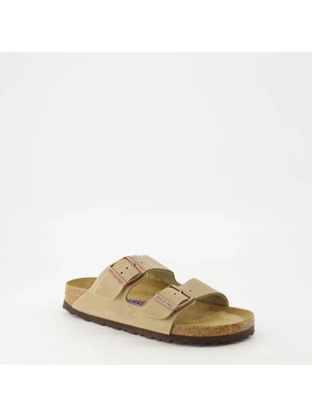 Klapki Birkenstock beżowe