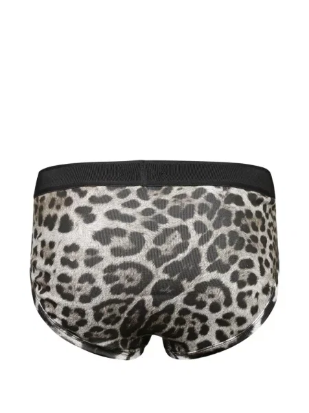 Chiloți Tom Ford cu imagine cu model leopard alb