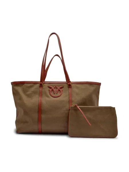 Pinko Geantă de plajă MIRANDA maro