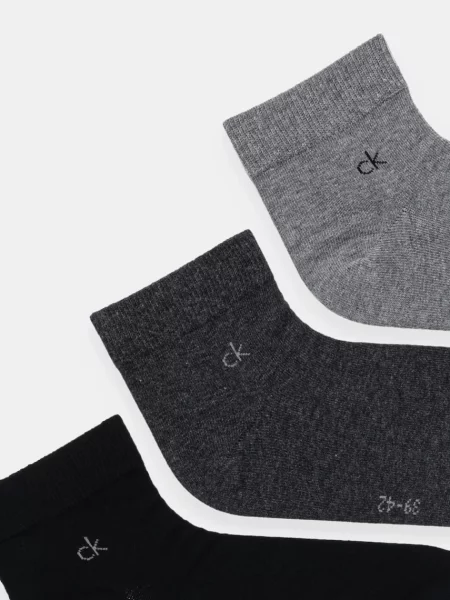 Calvin Klein ponožky s bavlnou šedé