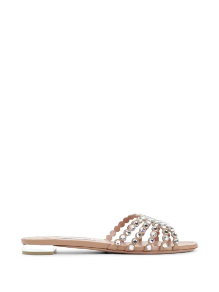 Sandale Aquazzura de cristal cu bretele