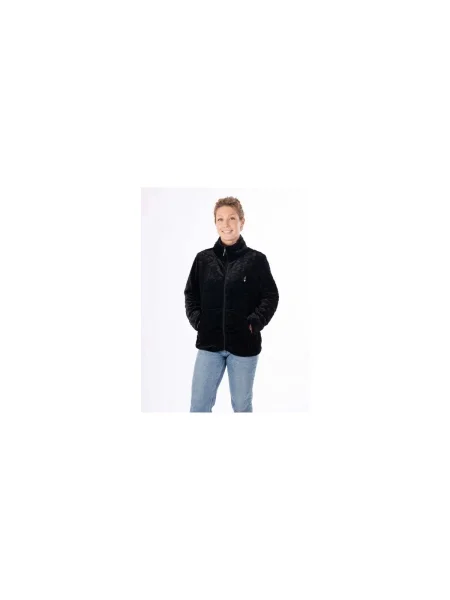 Női polár pulóver Aulp Virlo Coral Fleece black. Méret: fekete