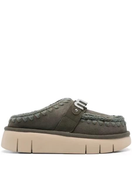 Papuci de casă Mou verde