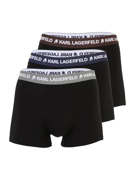 Karl Lagerfeld Boksarice temno liila / temno rdeča / črna bela