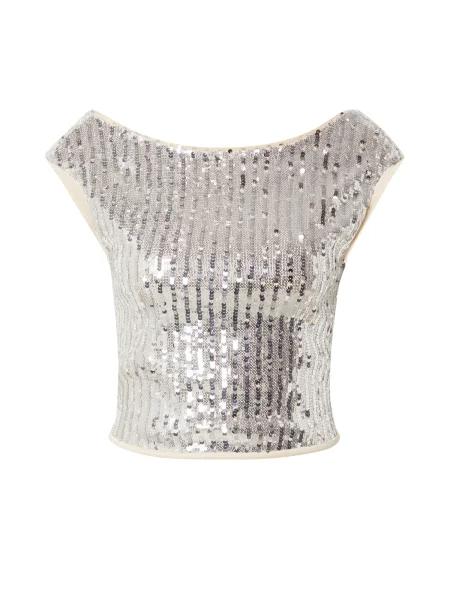 STUDIO SELECT Top Sissy argintiu