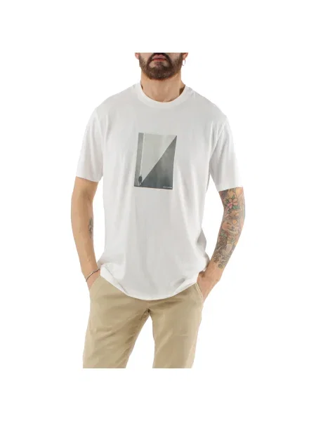 Tricou Eax alb