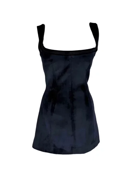 Rochie Galvan London de catifea negru