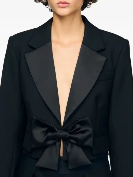 Geacă Sandro cu funde negru