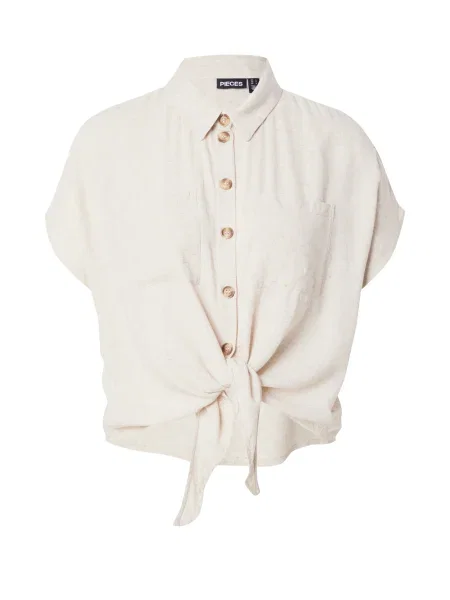 PIECES Bluză PCPIA ecru