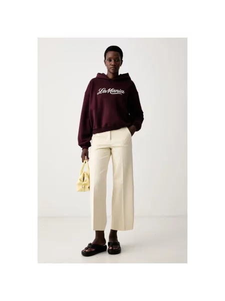 Bluza z kapturem La Mania fioletowa