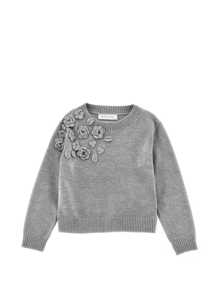 Sweter dziecięcy Monnalisa szary