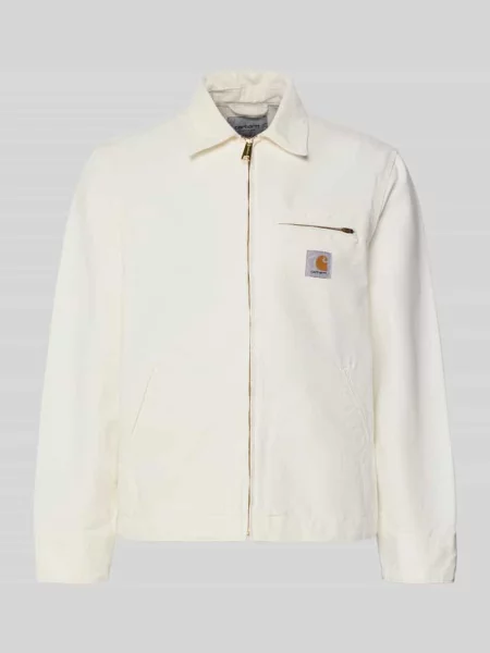 Kurtka z Detal z logo Model Detroit' Carhartt Wip beżowa