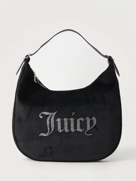 Juicy Couture Geantă de umăr Kimberley / argintiu negru