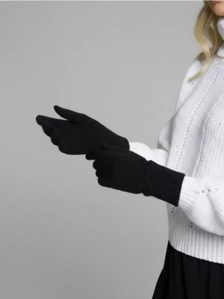 Рукавички чорний
