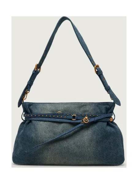 Pinko De blugi geantă pe umăr BELT BAG BIG albastru