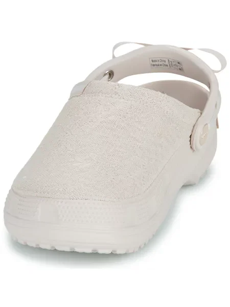 Natikače Crocs s čipkom bijela